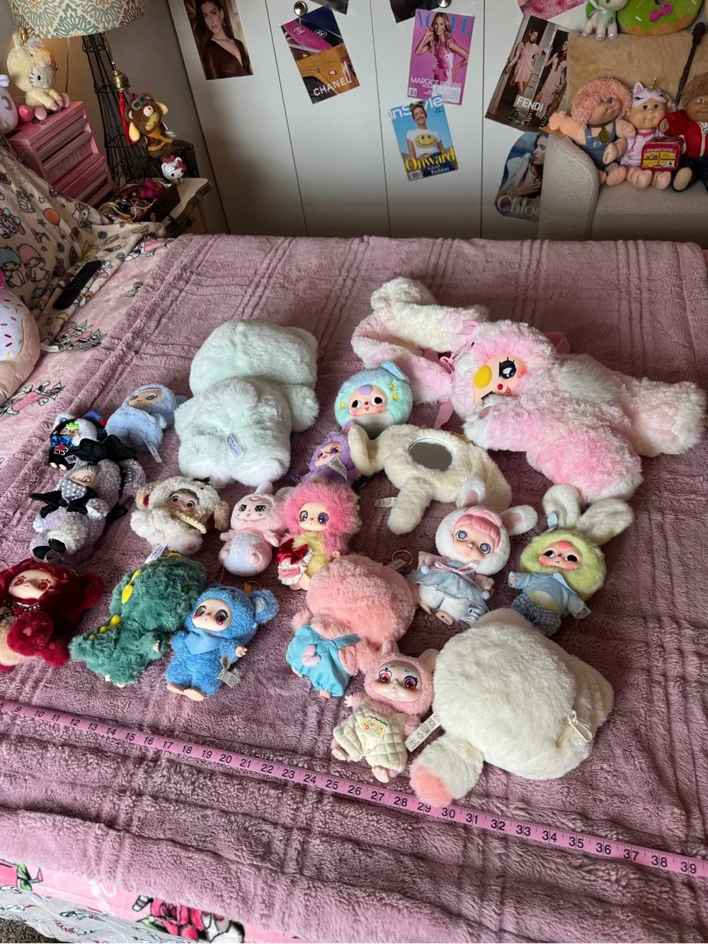 Plush Small Pets Collection - Assorted Pink and Pastel Plush Toys